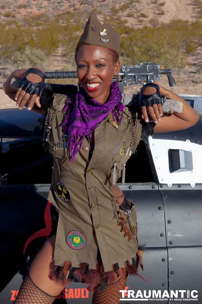 The Nuclear Bombshells invited me out to Goodsprings, NV for a promo shoot.