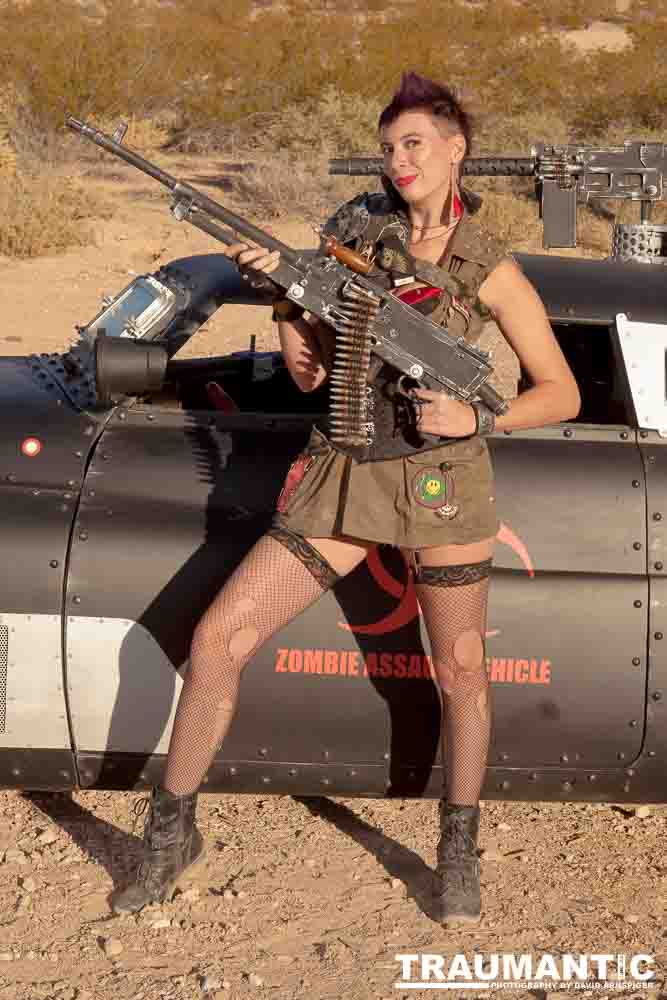 The Nuclear Bombshells invited me out to Goodsprings, NV for a promo shoot.