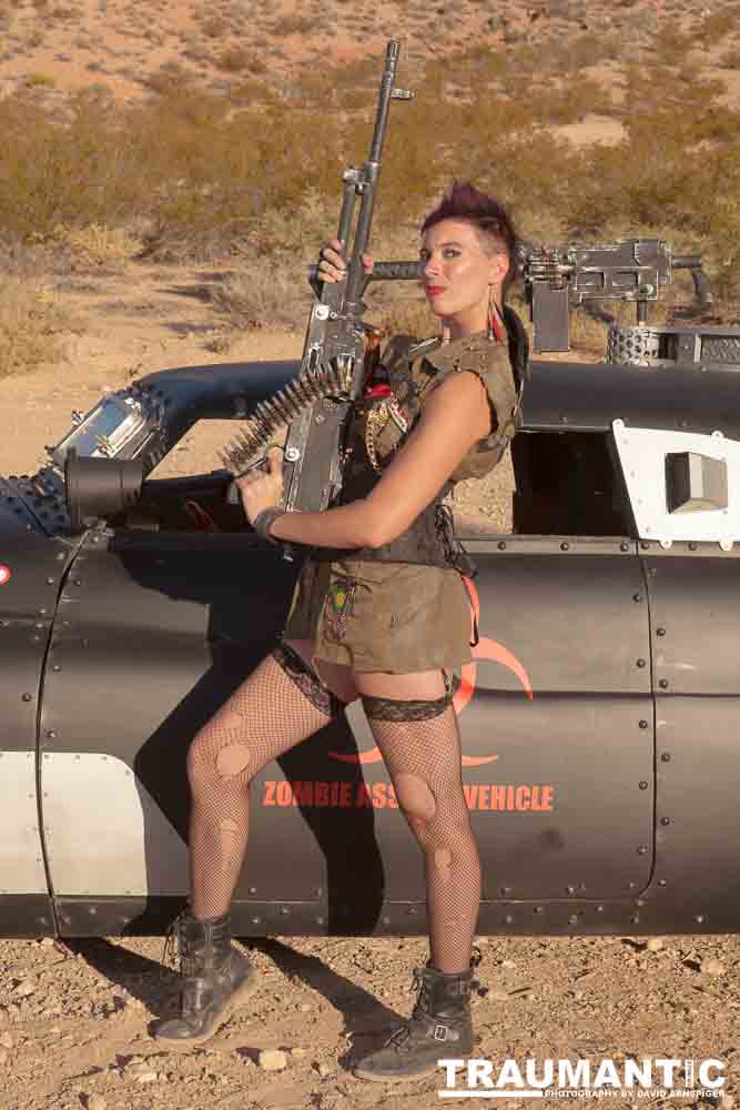 The Nuclear Bombshells invited me out to Goodsprings, NV for a promo shoot.
