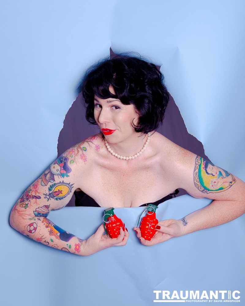 I had a couple of ideas I wanted to play with, Doll obliged.