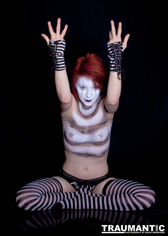 The first part is Rebecca in a series of Pinups, the latter section is Polly.   Anohter side of her.