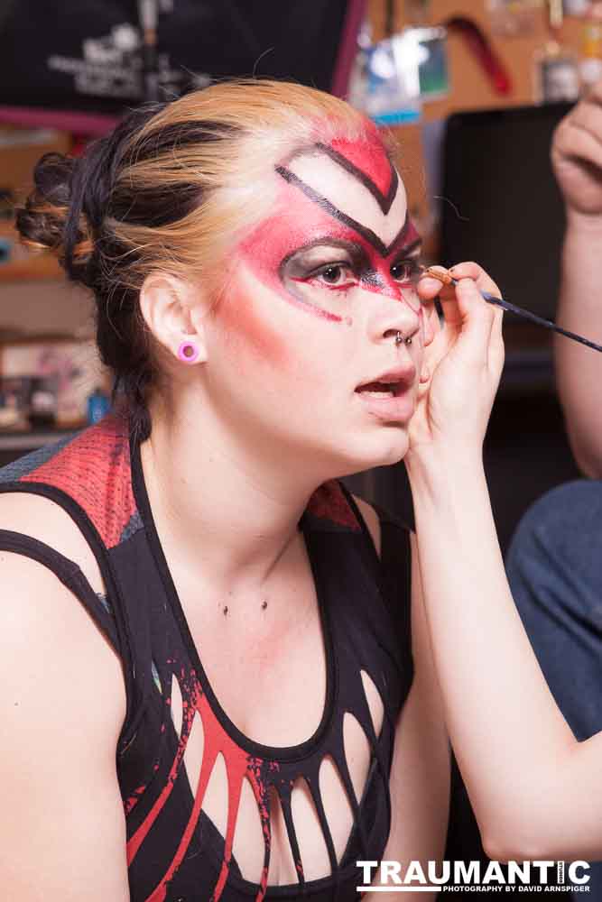 A test shoot for the upcoming Pope Satanus - Hell On Earth Session