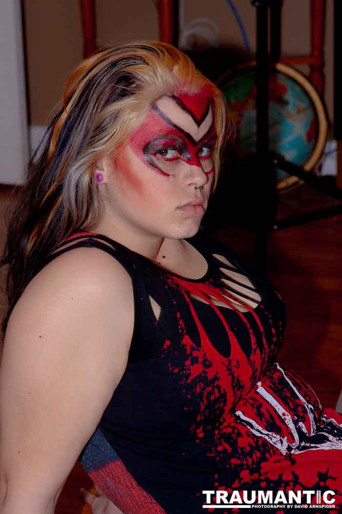 A test shoot for the upcoming Pope Satanus - Hell On Earth Session