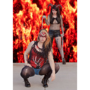 A test shoot for the upcoming Pope Satanus - Hell On Earth Session