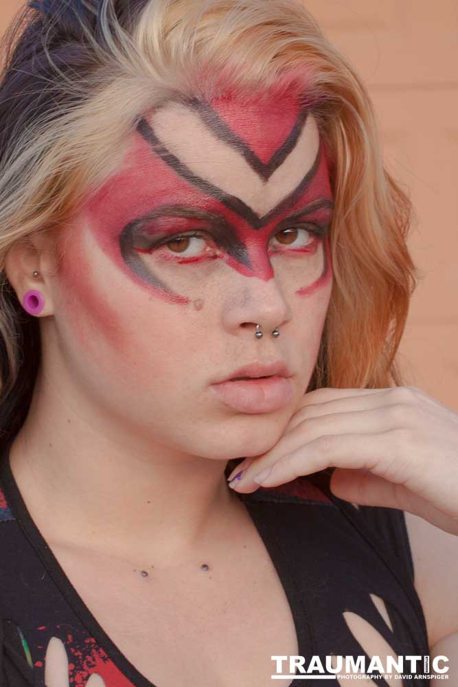 A test shoot for the upcoming Pope Satanus - Hell On Earth Session