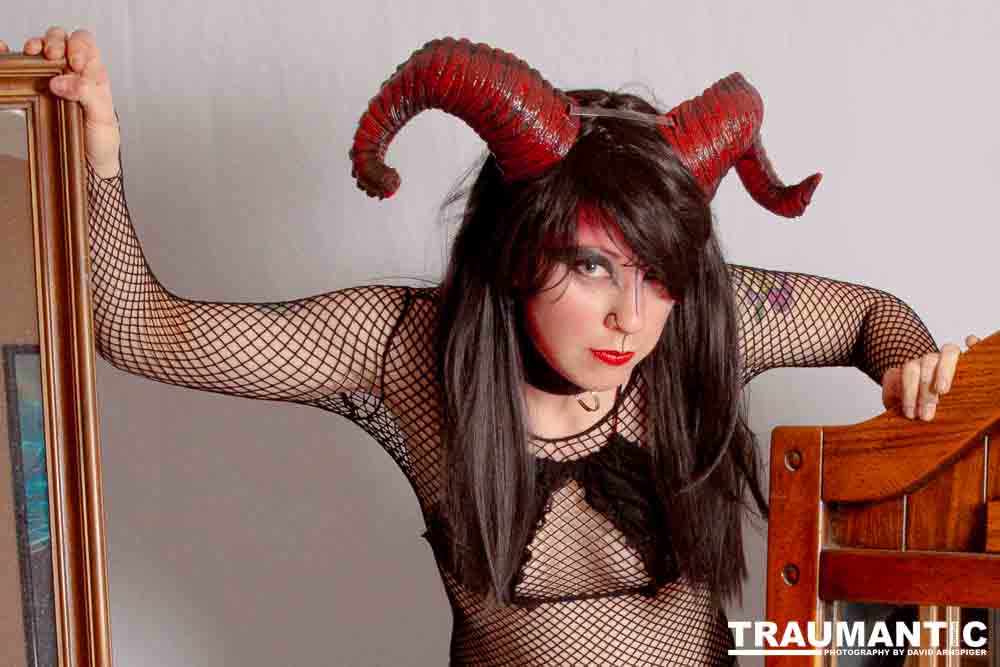 A test shoot for the upcoming Pope Satanus - Hell On Earth Session