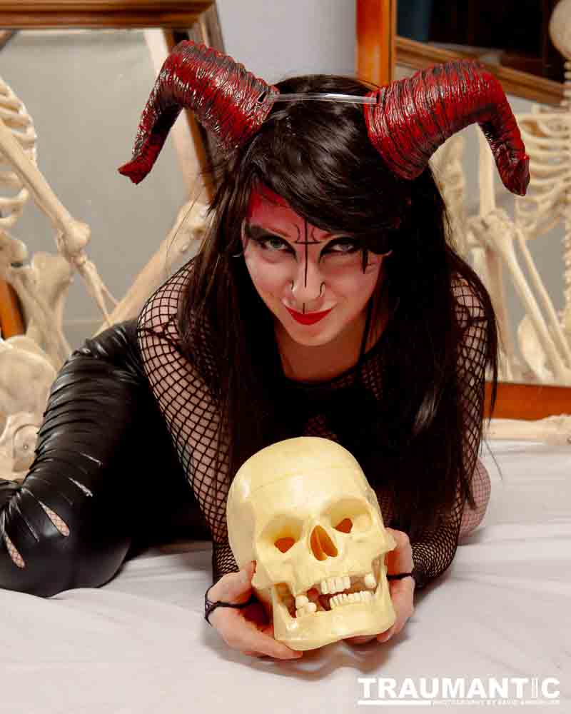 A test shoot for the upcoming Pope Satanus - Hell On Earth Session