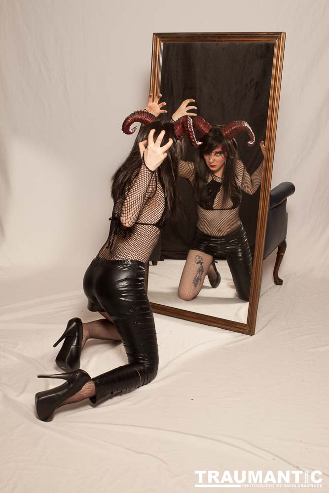 A test shoot for the upcoming Pope Satanus - Hell On Earth Session