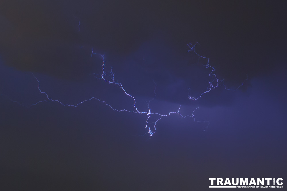 Lightning fun at the Holiday Twin drive-in.
