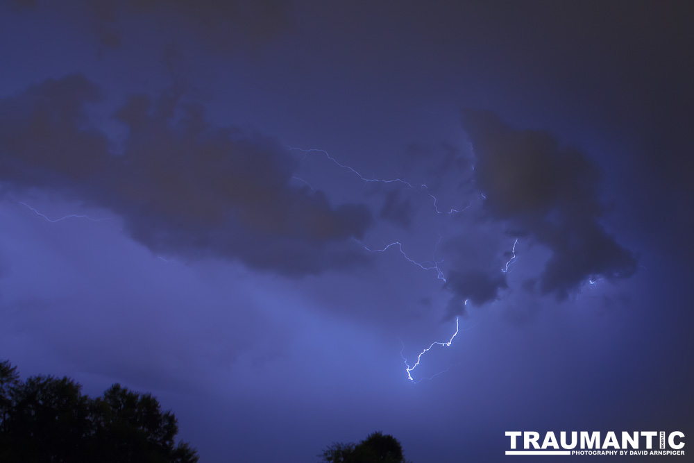 Lightning fun at the Holiday Twin drive-in.