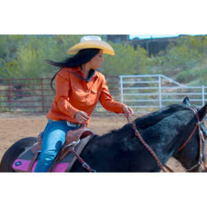 Beautiful women on horseback, count me in.