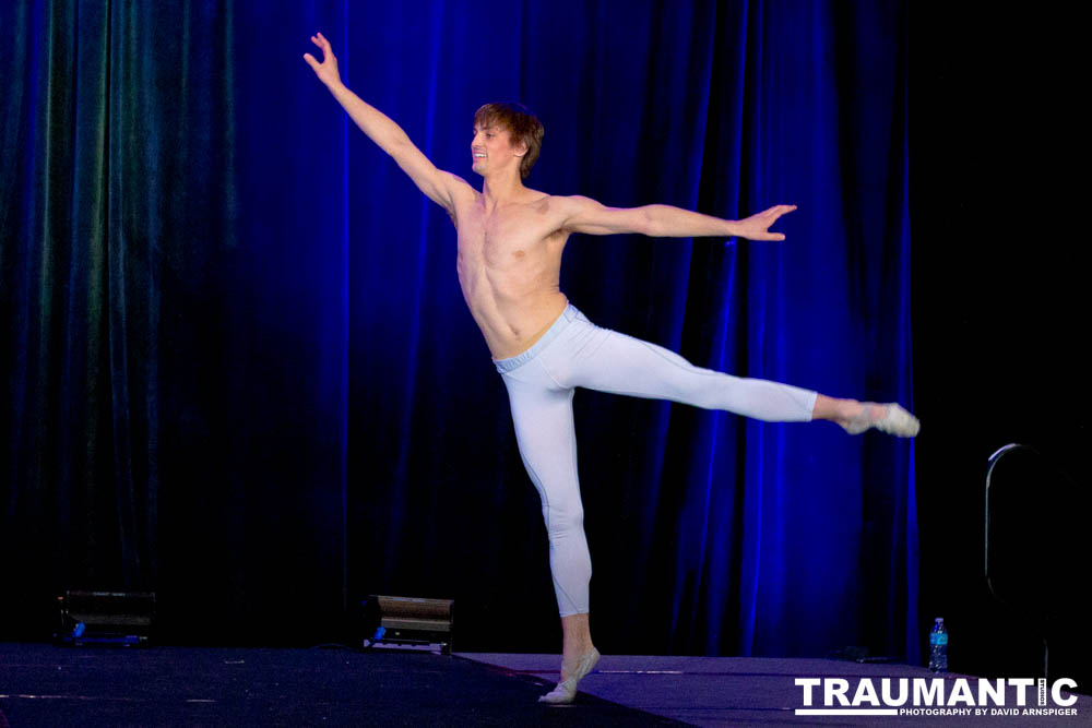 Another class trying to capture movement in a dark room with no flash.