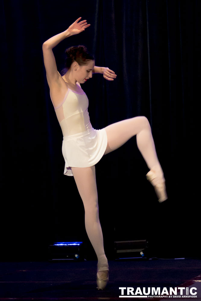 Another class trying to capture movement in a dark room with no flash.