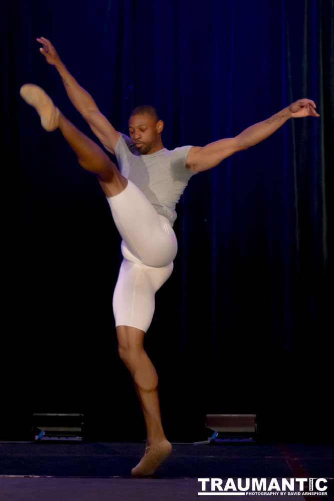 Another class trying to capture movement in a dark room with no flash.