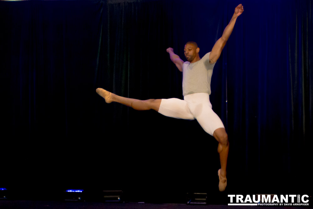 Another class trying to capture movement in a dark room with no flash.