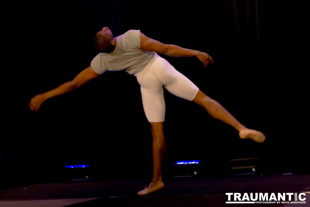 Another class trying to capture movement in a dark room with no flash.