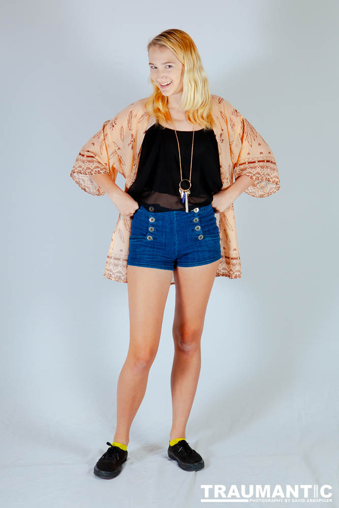 Alyssa's very first photo session.