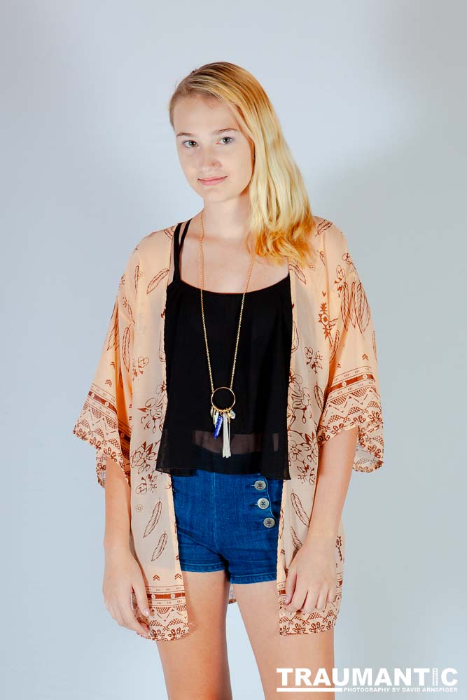 Alyssa's very first photo session.