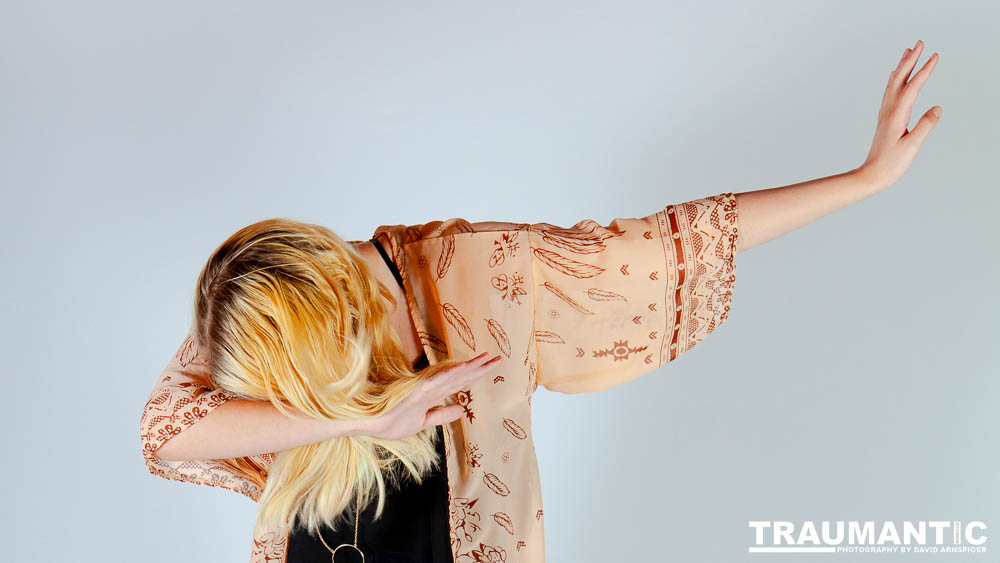 Alyssa's very first photo session.