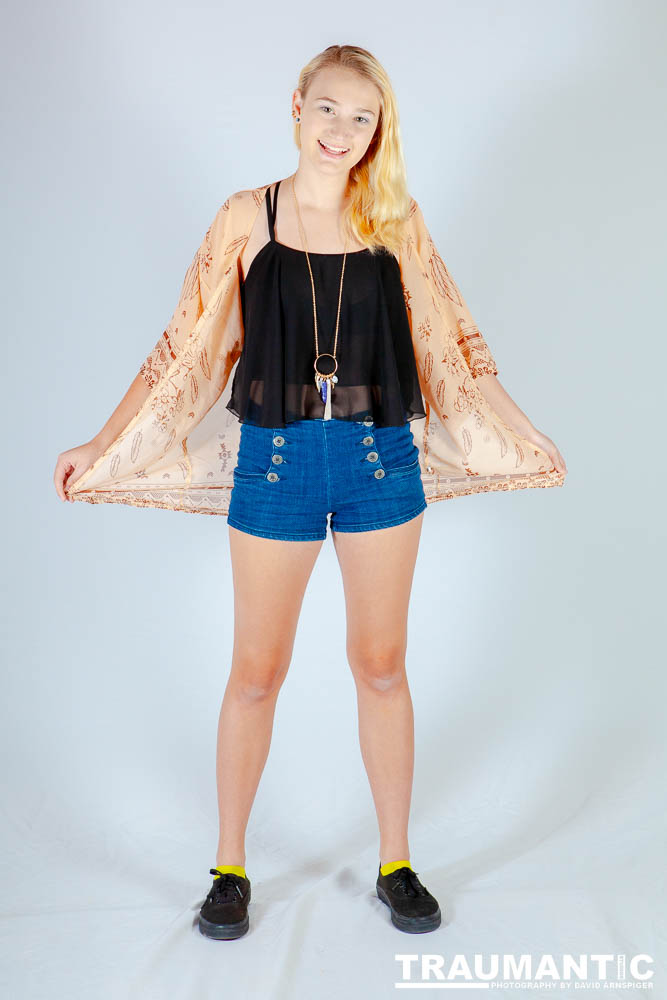 Alyssa's very first photo session.