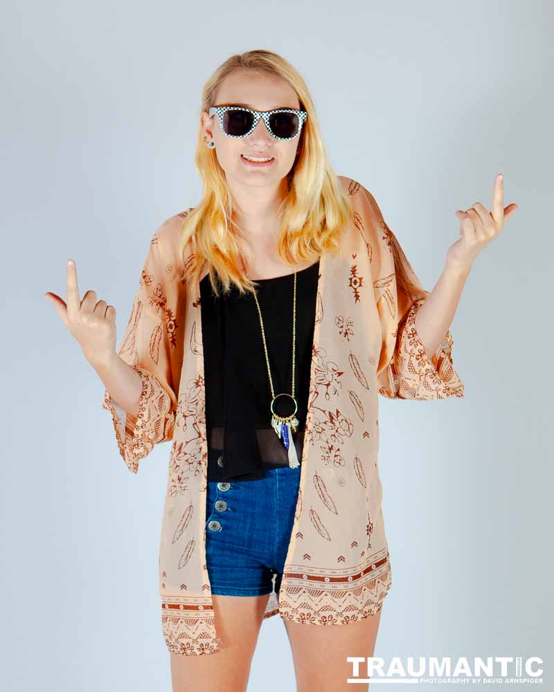 Alyssa's very first photo session.