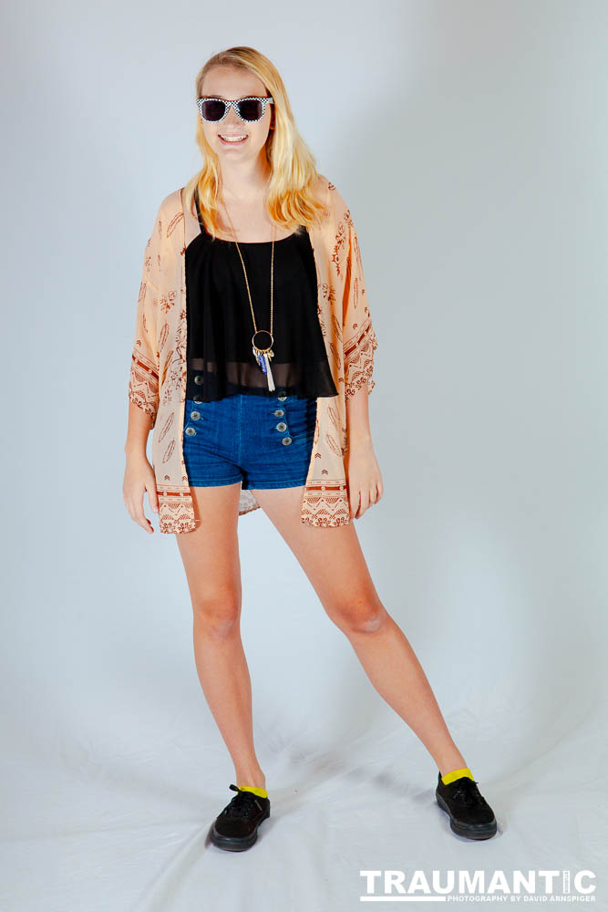 Alyssa's very first photo session.