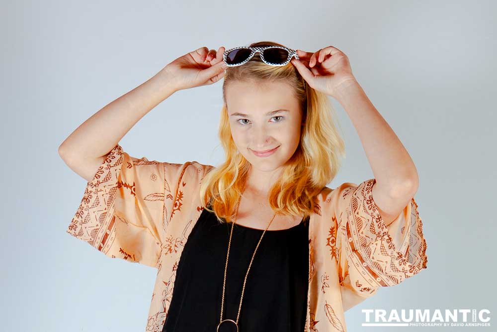 Alyssa's very first photo session.