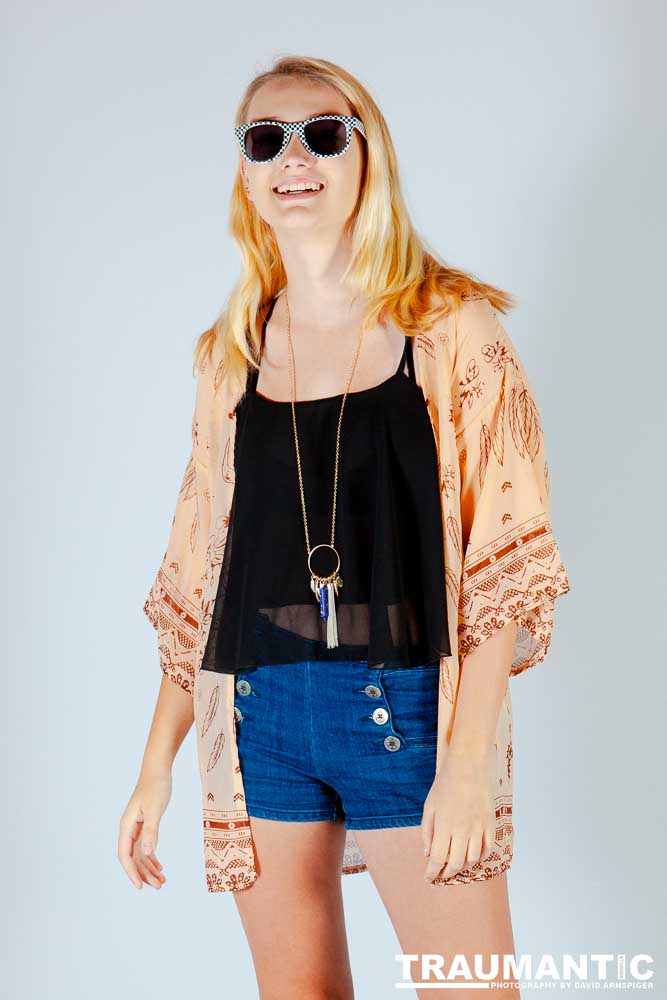 Alyssa's very first photo session.