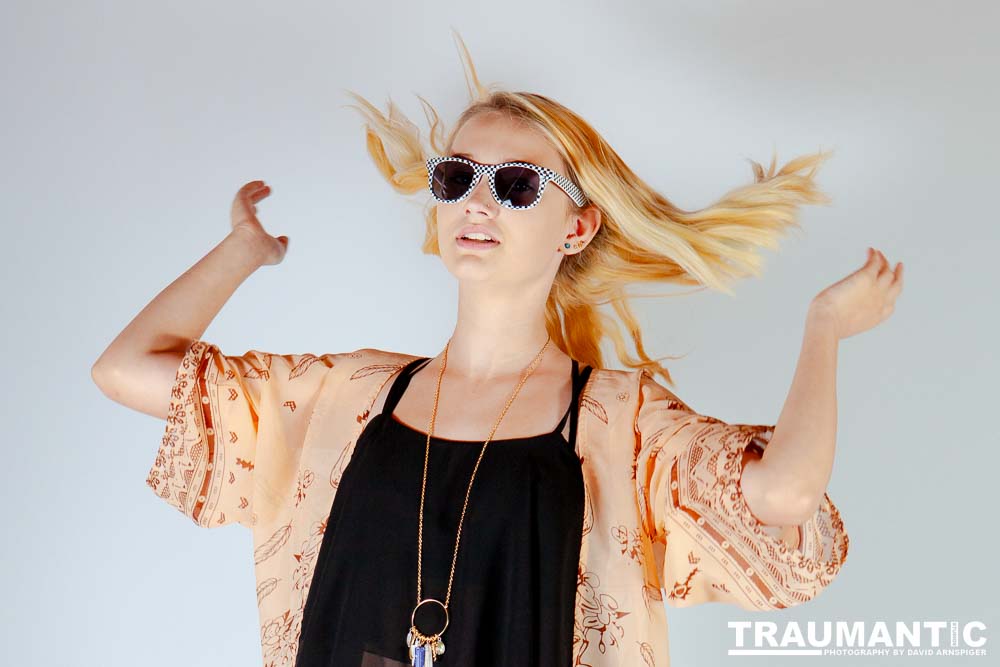 Alyssa's very first photo session.