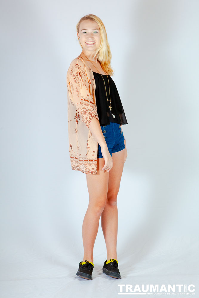 Alyssa's very first photo session.