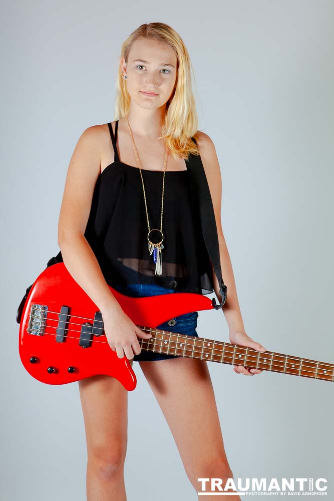 Alyssa's very first photo session.