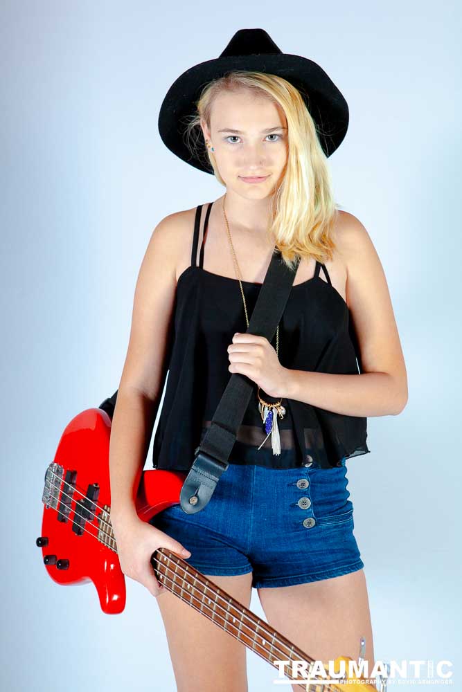 Alyssa's very first photo session.