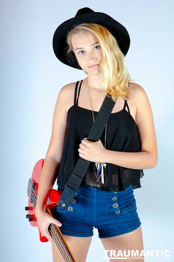 Alyssa's very first photo session.