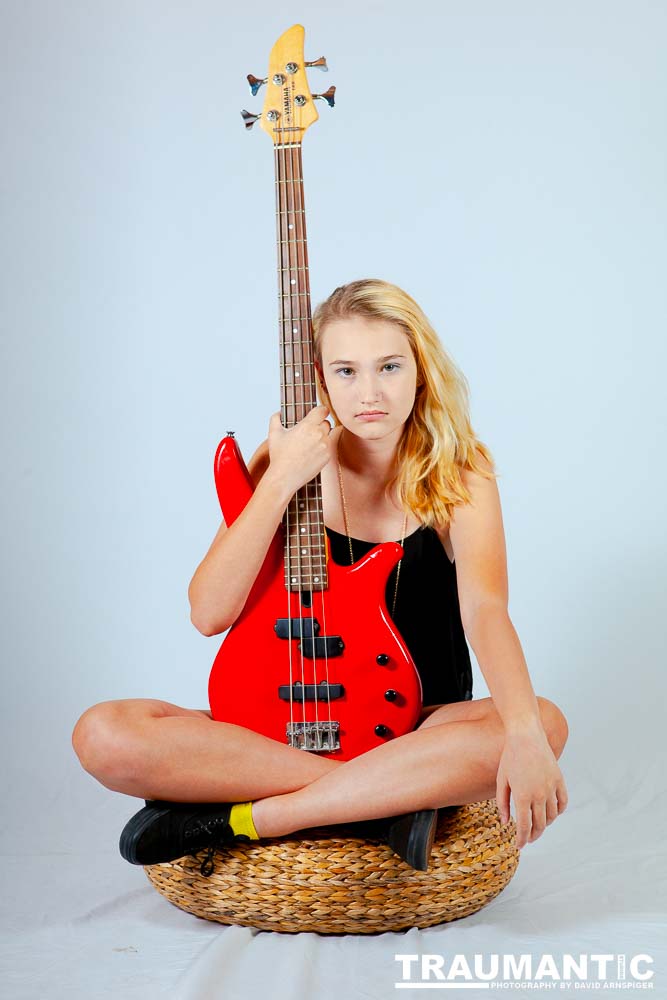 Alyssa's very first photo session.