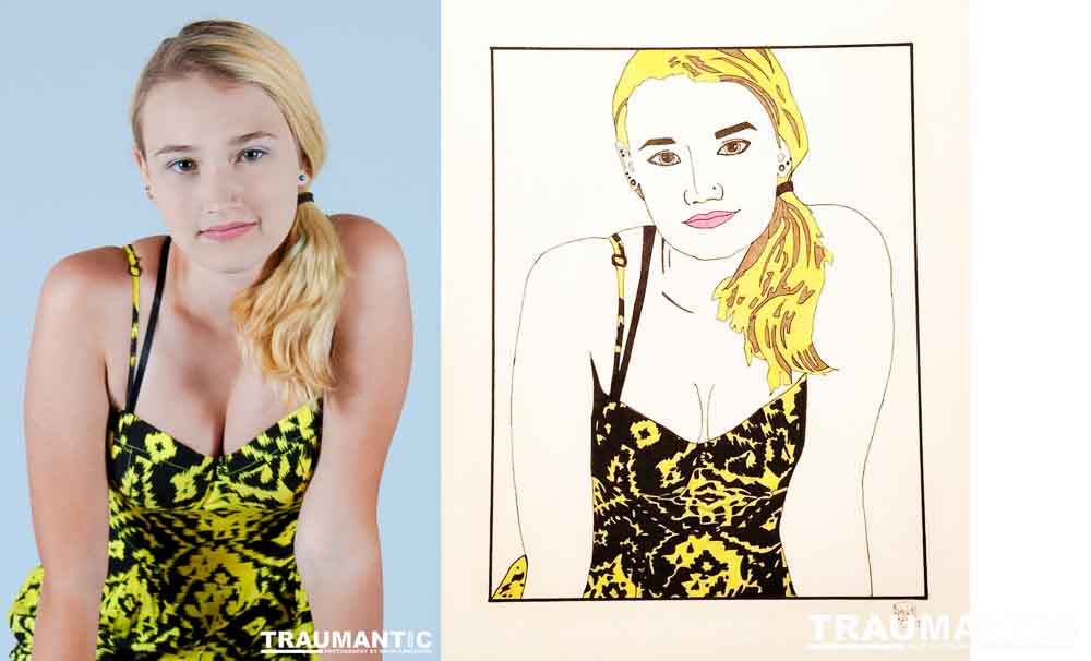 Alyssa's very first photo session.