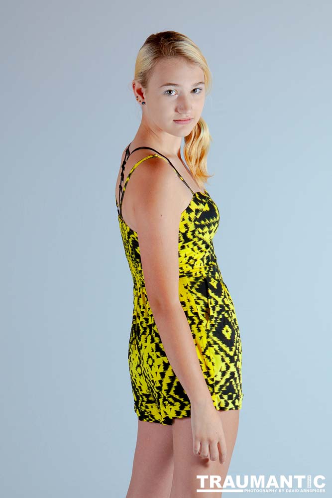 Alyssa's very first photo session.