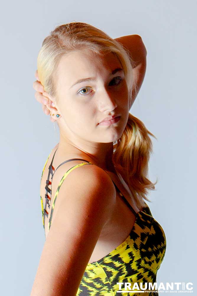 Alyssa's very first photo session.