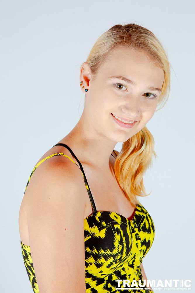 Alyssa's very first photo session.