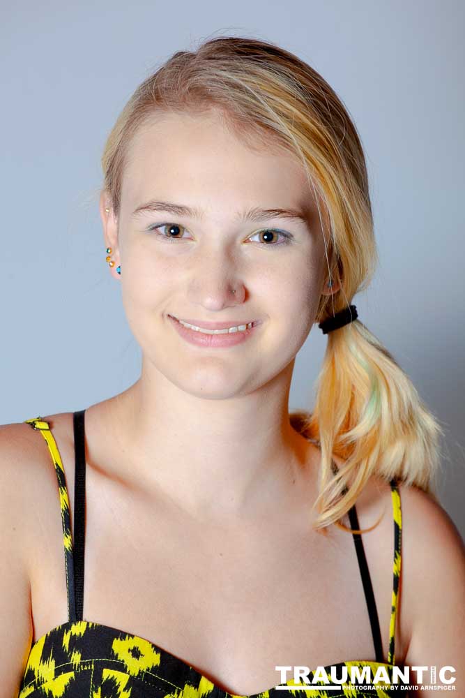 Alyssa's very first photo session.