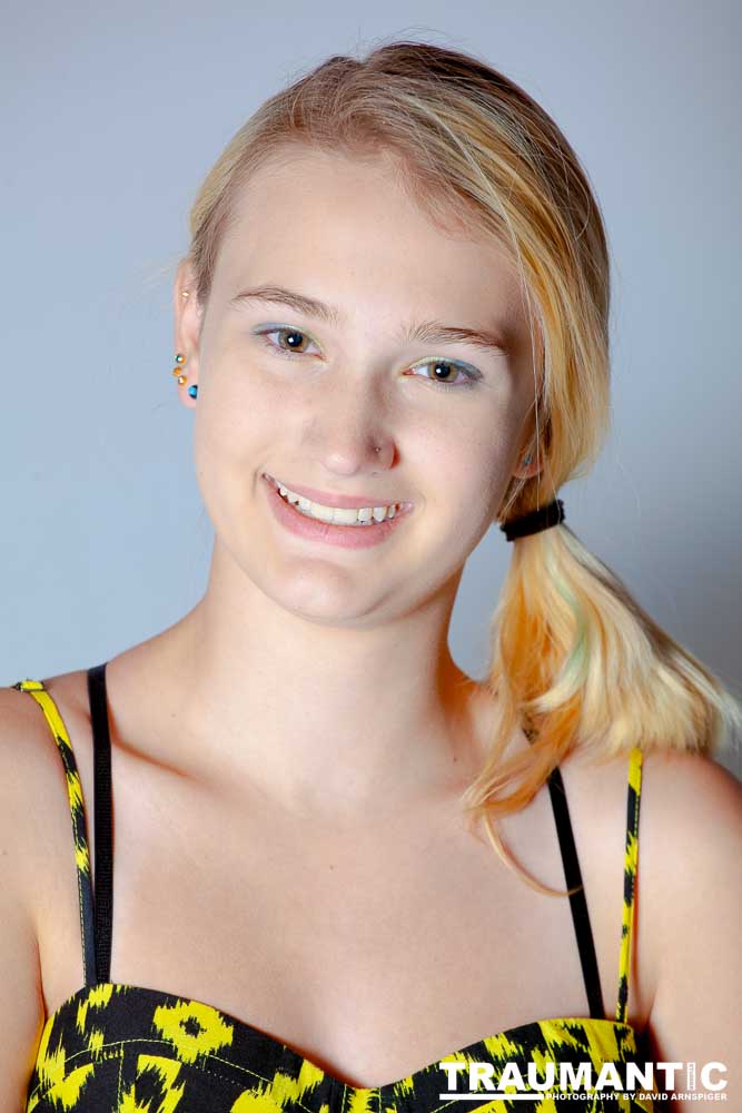 Alyssa's very first photo session.