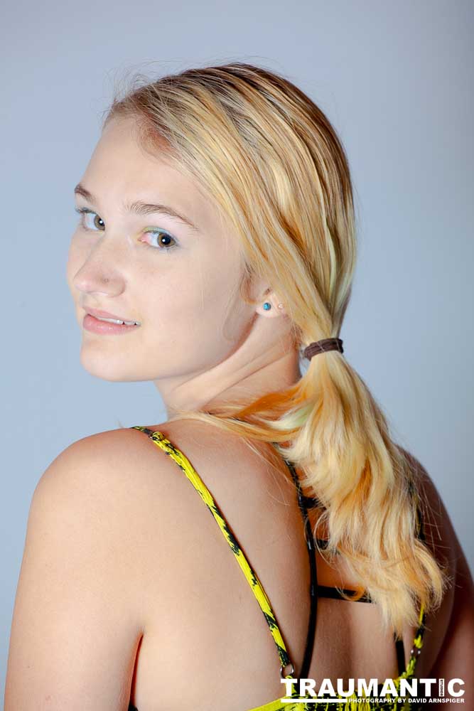 Alyssa's very first photo session.