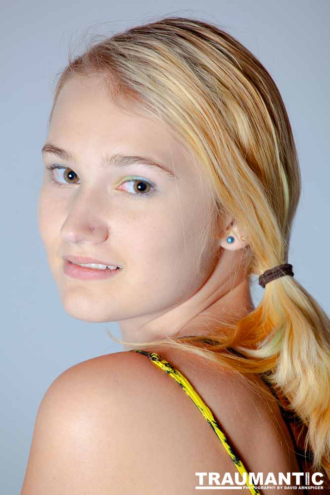 Alyssa's very first photo session.