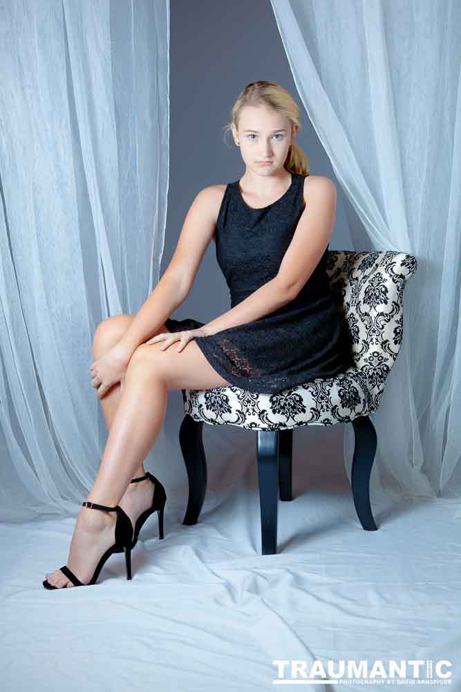 Alyssa's very first photo session.