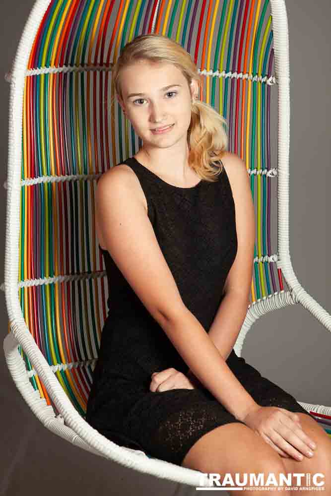 Alyssa's very first photo session.