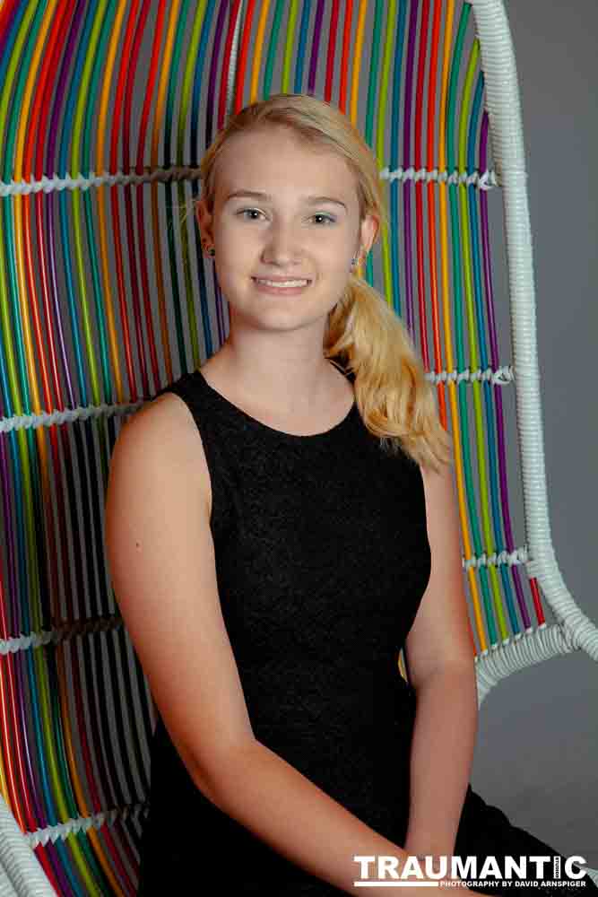 Alyssa's very first photo session.