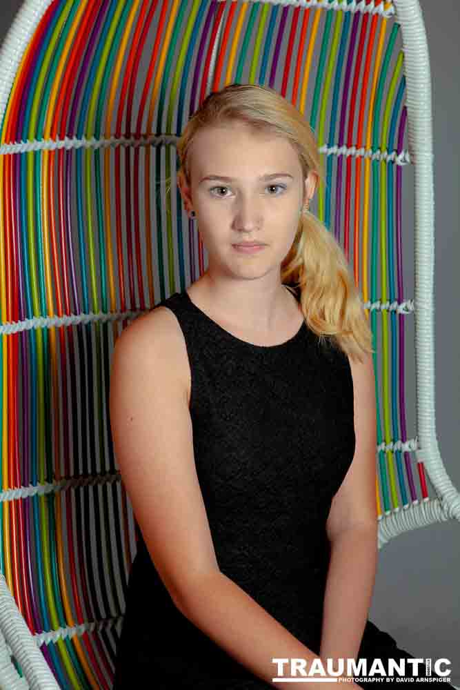 Alyssa's very first photo session.