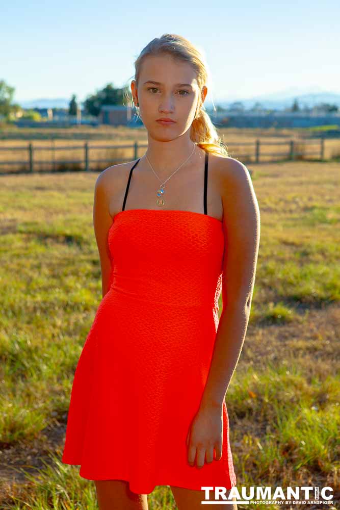 Alyssa's very first photo session.