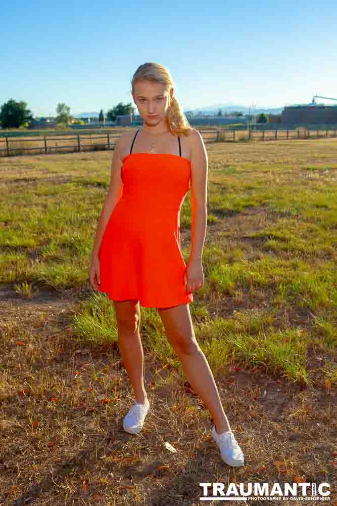 Alyssa's very first photo session.