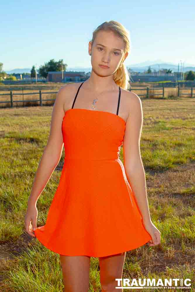 Alyssa's very first photo session.