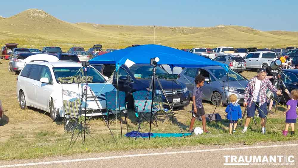 My friends and I drove up into Nebraska to Agate Fossil Beds National Park to experieince and photograph the total eclipse.  What a day!